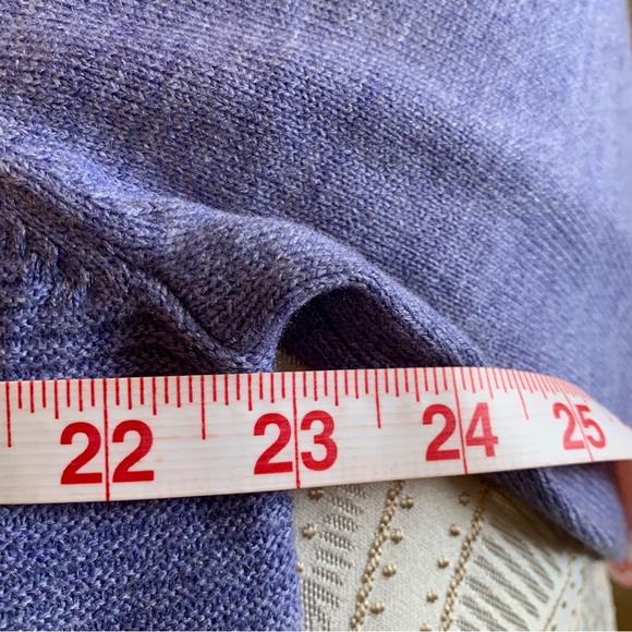 CROFT & BARROW. NWT. Long sleeve rayon top. Size XL. Bleached denim blue… - Picture 5 of 9